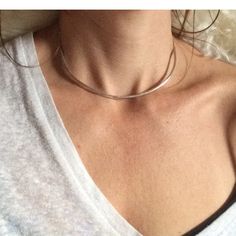 This Minimalist Choker Necklace With A Hammered Texture Is Great For Layering As An Everyday Piece Or Dressed Up For A Night Out! It Comes In Sterling Silver, Rose Gold Filled Or Gold Filled And Has An Extender Chain So You Can Adjust To Your Desired Length Between 13.5"- 15.5". Finished With A Magnet Clasp For Easy On Off. New, Handmade Piece. Message Me With Desired Metal After Order. All Of My Jewelry Is Handmade Exclusively By Me In My Home Studio. See All The Pieces In My Shop Here... Http: Delicate Silver Snake Chain Jewelry, Delicate Silver Snake Chain Necklace, Simple Silver Choker Jewelry, Simple Silver Choker Necklace, Silver Simple Design Anniversary Necklace, Simple Silver Necklace For Anniversary, Silver Necklace With Simple Design, Silver Necklace For Anniversary With Simple Design, Simple Everyday Silver Jewelry