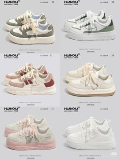 Casual Shoes Women Sneakers, Korean Shoes, Shoes Aesthetic, Aesthetic Cool, Pretty Sandals, Trendy Shoes Sneakers, Preppy Shoes, Pretty Shoes Sneakers, Shoes Heels Classy