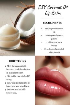 #GlowLips #LipGlow #LipCare #LipTint #LipStain #LipGloss #LipPlumper #LipTreatment #LipBeauty #LipGoals #LipPerfection #LipColor #LipHydration #LipMoisturizer #LipShine #LipLuminizer #LipEnhancement #LipNourishment #LipRevival #LipRadiance #LipGlowing #LipMakeup #LipRoutine #LipHealth #LipTransformation#tiktok #glowupchallenge #glowup #glowuptips #tips#lips #tips #beautycare #wonyoungismtips Homemade Lip Serum, How To Make Lip Balm With Coconut Oil, All Natural Lip Balm Recipe, Diy Lip Balm Recipes Easy, How To Make Diy Lip Oil, Lip Balm Diy Recipes, Make Your Own Lip Balm, How To Make Lip Balm, Perfect Lips Natural