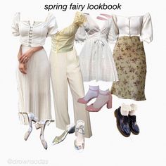 Ethereal Aesthetic Outfits, Ethereal Outfit, Pick Flowers, Ethereal Aesthetic, Cottagecore Outfits, Mood Board Fashion, Look Vintage, Looks Vintage, Aesthetic Outfits