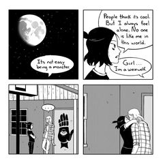 a comic strip with two people talking to each other