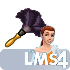 the lms4 logo with a woman holding a brush