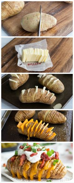 different types of breads and pastries are shown in this collage with the words,