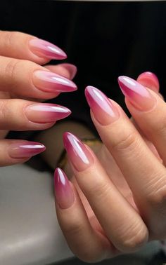 Cute Pink Nails, Nagel Tips, Fake Nails With Glue, Blue Nail, Pink Nail, Oval Nails, Stick On Nails, Make Up Bag, Nail Kit