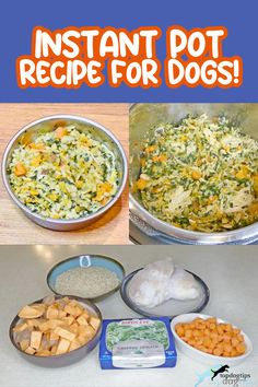 Instant Pot Recipe for Dogs (Chicken & Rice!), instapot recipes, instant pot recipe, homemade dog meal Instant Pot Recipe, Animal Food, Frozen Chicken, Essential Nutrients