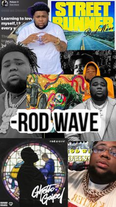 the cover art for street sinnne's new album, rod wave