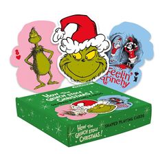 the grin's christmas card game in its box