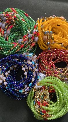 Tie on waist beads from Ghana 🇬🇭. Cheap Bohemian Waist Beads For Women, Stomach Beads, Crystal Waist Beads, Waist Beads African, Beads Waist, Bridal Fascinator