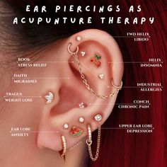 the ear piercings as acupunture therapy are important to your health and well - being