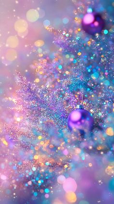 an abstract background with purple and blue ornaments