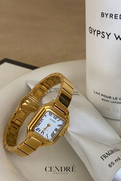 18K Premium Gold Plated Watches & Jewellery Silver Watches, Gold And Silver Watch, Casio Watches, Accesories Jewelry, Minimalist Watch, Dope Jewelry, Women's Watches, Girly Jewelry, Jewelry Inspo