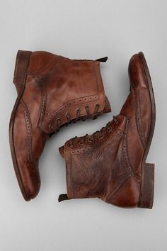 Brogue Boots Tan Leather Ankle Boots, Wingtip Boots, Rugged Boots, Ryan Guzman, Brogue Boots, Karl Urban, Joe Manganiello, Hipster Mens Fashion