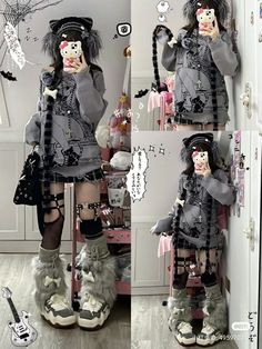 2014 Vibes Outfit, Kawaii Outfit Ideas, Estilo Harajuku, Harajuku Outfits, Kawaii Fashion Outfits, Fashion Inspiration Design, Swaggy Outfits, Cute Everyday Outfits, Alternative Outfits