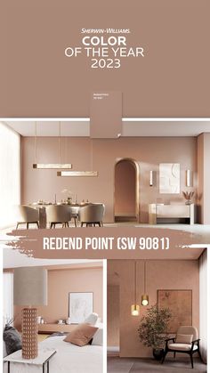 the color of the year is redond point, sw 9981 and it's beige