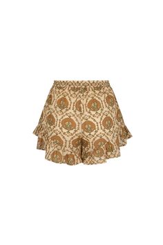 Elevate your summer wardrobe with our Spell Chateau Flutter Short in champagne. Featuring a drawstring waist with tassel ties and delicate ruffle hems, these boho-inspired shorts will add a touch of effortless style to any outfit. 70% LENZING™ ECOVERO™ Viscose 30% Refibra Lyocell Machine Wash Cool Delicate With Mild Detergent, Do Not Bleach, Do Not Wring or Twist, Cool Iron Or Dry Clean Images and Description Courtesy of Spell Clean Images, Lei Lei, Girl Vibe, Spell Designs, Instagram Gift, Custom Charms, Playsuit Romper, Edgy Look, Scarf Hairstyles