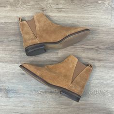 Brand New, Just A Little Too Snug On Me! Lucky Brand Boots, Buckle Booties, Tan Ankle Boots, Lucky Brand Shoes, Ankle Bootie, Womens Ankle Boots, Chelsea Boot, Brand Shoes, Wedge Boots