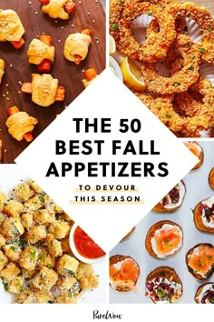 the 50 best fall appetizers to devour this season