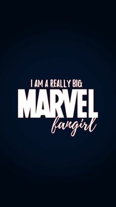 the words i am really big marvel fan art