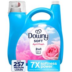 downy soft spring fresh 2 in 1 washing liquid