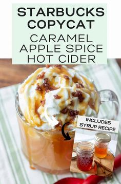 starbucks caramel apple spice hot cider recipe