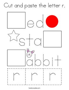 the letter r worksheet for children to practice their handwriting and writing skills, including letters