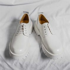 Official Thick Heel Elegant Sneakers For Man Barefoot Dress Shoes Summer Men's Moccasins Sports Black Leather Shoes For Men, British Style Dress, Thick Bottom Shoes, White Dress Shoes Men, Elegant Sneakers, Casual Oxford Shoes, Shoes Stylish, Brogues Men, Casual High Heels