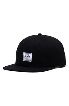 A classic six-panel construction and a flat brim bring cooler-than-you confidence to this brand-stamped baseball hat. Adjustable snapback strap 100% cotton Hand wash, dry flat Imported City Sidewalk, 6 Panel Cap, Herschel Supply Co, Herschel Supply, Fabric Gift Bags, Classic Logo, Herschel, Baseball Hat, Deep Sea