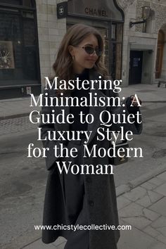 A Guide to Quiet Luxury Style for the Modern Woman Luxurious Minimalism, Quiet Luxury Fashion Brands, Basic Classy Outfits Minimal Classic, Lady Of Leisure Aesthetic, Quiet Luxury Work Outfits, Luxury Chic Relaxed Skirt, Elegant Day Outfit