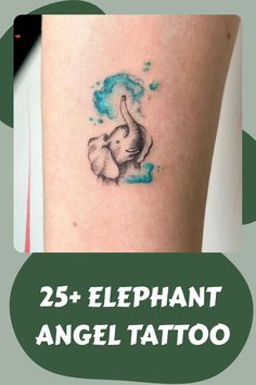 25+ Elephant Angel Tattoo Special Tattoo Design, Special Tattoo, Divine Spirit, Special Tattoos