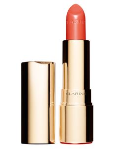 Rouge à lèvres Joli Rouge de Clarins corail Clarins Lipstick, Glossy Lipstick, Lip Gloss Makeup, Glossier Lipstick, Sheer Lipstick, Gloss Makeup, Rouge Lipstick, Hydrating Lipstick, Long Wear Lipstick