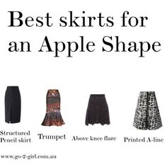 Best Skirt For Apple Shape, Appleshape Style, Apple Body Shape Fashion, Apple Body Shape Outfits, Apple Shape Fashion, Apple Body Type, Apple Shape Outfits, Dresses For Apple Shape, Apple Body Shapes