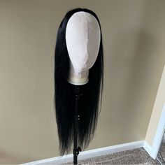 The Wig Is New. Never Been Used. It Was Just Taken Out From Its Box To Check It Out And For Photos. 250% Density 34” Long Color: Jet Black Straight Hair Can Be Styled 100% Real Human Hair Firm Price Video Can Be Provided At Request Please Ask For All The Details Necessary Before You Purchase! I Don’t Accept Returns! Jet Black Straight Hair, Black Straight Hair, Real Hair Extensions, Half Wig, Wig Straight, Half Wigs, Real Hair, Real Human Hair, Straight Wig