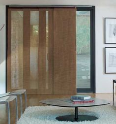 Curtains bedroom Glass Door Coverings, Patio Door Coverings, Panel Track Blinds, Panel Blinds, Door Coverings, Drapes And Blinds, Sliding Door Blinds, Sliding Glass Doors