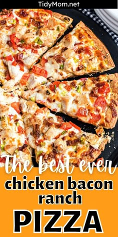 the best ever chicken bacon ranch pizza is on sale for only $ 3 99 at tidymomnet com