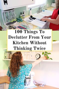 Spring Declutter Decluttering Ideas Minimalism, Kitchen Decluttering, Declutter Kitchen, Declutter Challenge, Farmhouse Floor Plans, Kitchen Farmhouse Decor