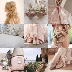 a collage of photos with different styles of dresses and accessories