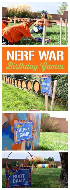 Party Games Birthday, Bonfire Birthday Party, Bonfire Birthday, Nerf Birthday Party, Nerf Party, 10th Birthday Parties, Party Package, Kids Party Games, Birthday Party Games