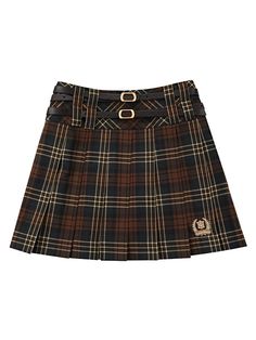 Chic Parisian Pleated Skirt - ntbhshop Brown High Waist Pleated Mini Skirt, Plaid Pleated Mini Skirt School Uniform, Brown High-waist Pleated Mini Skirt, Harajuku Style Pleated Mini Skirt, Harajuku Pleated Mini Skirt, Soft Material, Discount Code, Get The Look, Pleated Skirt