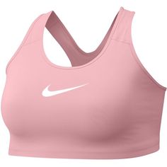 Nike Plus Size Dri-Fit Medium-Support Sports Bra Plus Sizes Plus Size Clothing - Activewear. Nike Rosa, Nike Plus Size, 2025 Goals, Medium Support Sports Bra, Summer 2025, Versatile Wardrobe, Nike Sports Bra, Pink Nikes, Pink Sports Bra