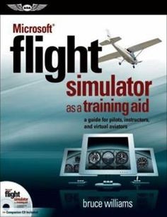 the book cover for microsoft flight simulator as a training aid