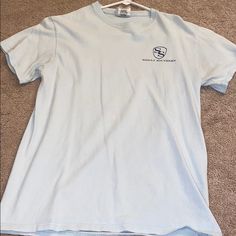 Super Cute And Comfy Shirt Never Worn! Casual Light Blue T-shirt With Logo Print, Casual Light Blue T-shirt With Logo, Nice Shirts For Women, Nice Shirts, Simply Southern Shirts, Southern Shirts, Comfy Shirts, Dog T Shirt, Birthday Wishlist