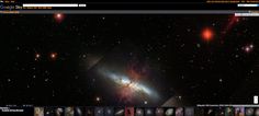 a computer screen shot of an image of a galaxy