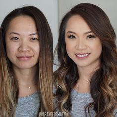 Asian Makeup Before And After, Wedding Makeup Natural, Mindset Transformation, Wedding Hairstyles And Makeup, Makeup Before And After, Classic Bride, Best Bridal Makeup, Bridal Makeup Natural