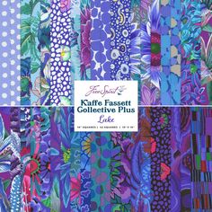 the kaffe fassett collective's collection of colorful fabrics