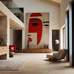 Art And Interior Design, Home Art Aesthetic, Art In Interior Design, Abstract Art Interior Design, Art In Homes Interior Design, Arty Interior, Art Decor Interior Design, Decorating With Art, Abstract Interior Design