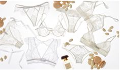 GRAZIA AUSTRALIA x GOOSEBERRY INTIMATES Elegant Lace Bra For Wedding Night, Delicate Lace Wedding Bra, Elegant Underwire Bra For Wedding Night, Feminine Wedding Bra With Delicate Lace, Feminine Lace Wedding Bra, White Feminine Bra With Lace Closure, Feminine White Bra With Lace Closure, Wedding Underwire Sheer Bra, Wedding Sheer Underwire Bra