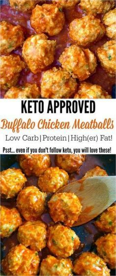 keto approved buffalo chicken meatballs recipe