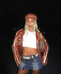 Rnb Outfit, Fashion Outfits Design, Chica Hip Hop, Looks Hip Hop, 00s Mode, 2000s Party, Y2k Inspo, 2000s Fashion Trends, Outfits 2000s