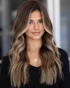 Summer Hair Color Trends to Try in 2024 Brown Hair Inspo, Money Piece, Brown Hair Color, Brown Hair With Blonde Highlights, Trendy Hairstyle, Ombré Hair