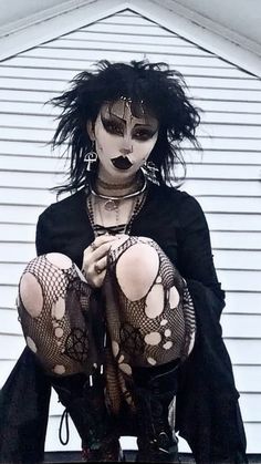 Dark Gothic Fashion, Types Of Goth, Gothic Hair, Gothic Room, Gothic Hairstyles, Dark Gothic, Post Punk, Elegant Outfit, Goth Fashion